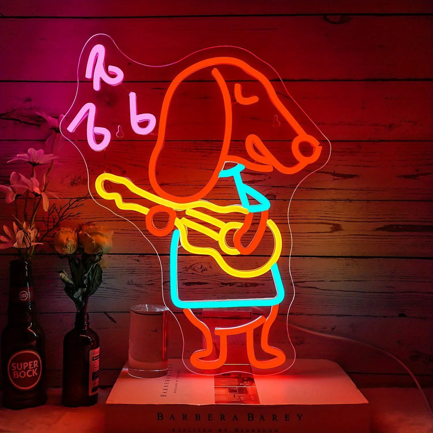Kids Outdoor Birthday Party Ideas - Letrero de Neón LED con Diseño