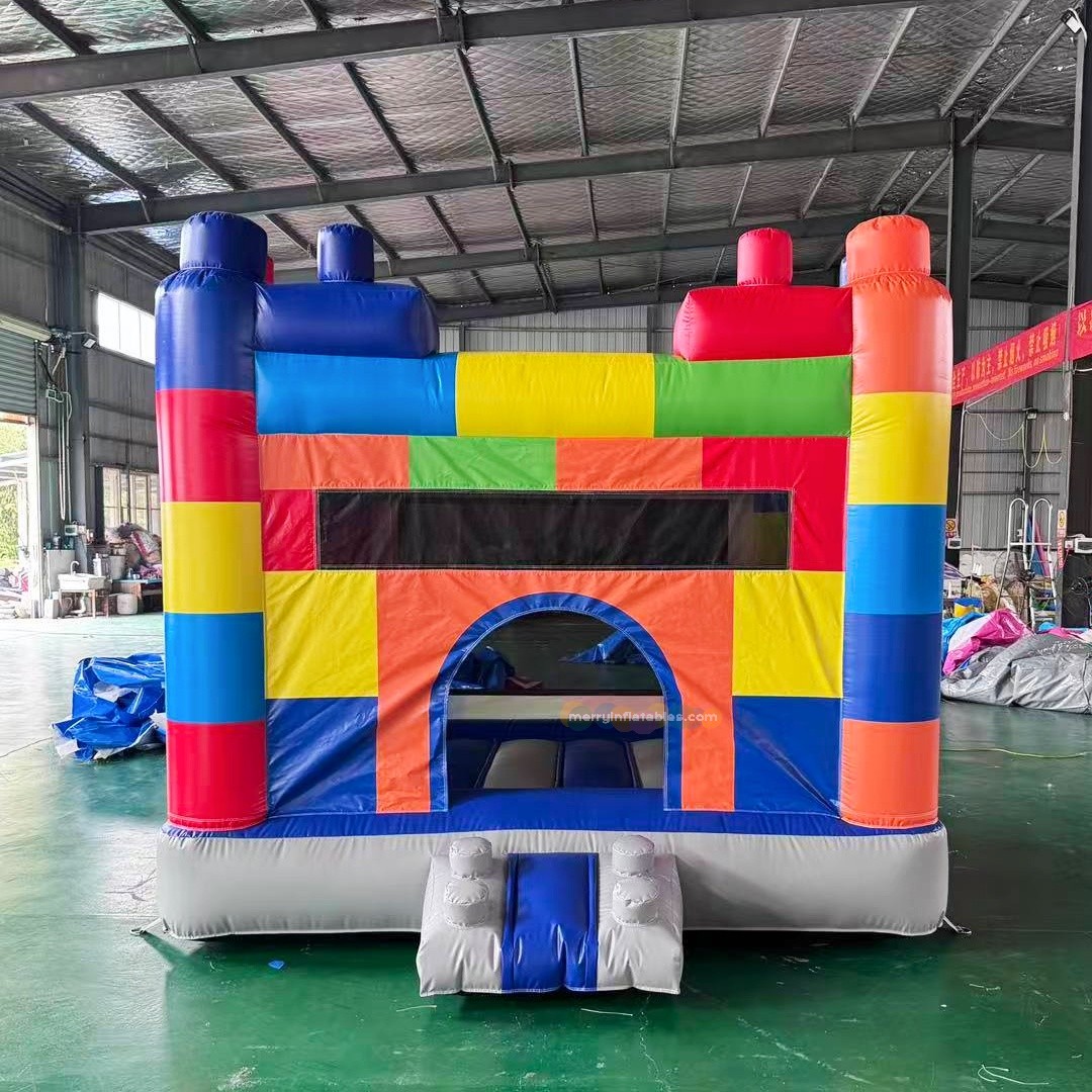 Kids Outdoor House With Slide - Casa de rebote para niños, castillo