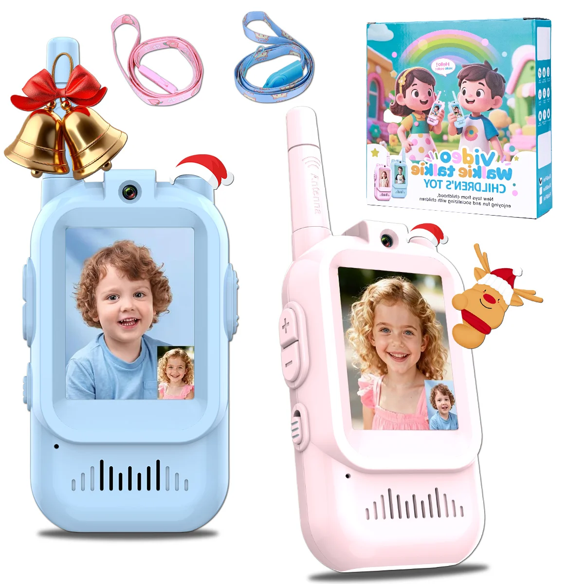 Kids Outdoor Voices - Walkie Talkies de vídeo para niños,