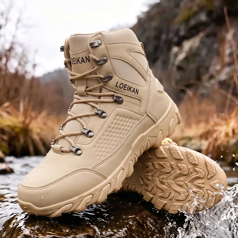 Kids Outdoor Boots - Botas tácticas de corte alto para