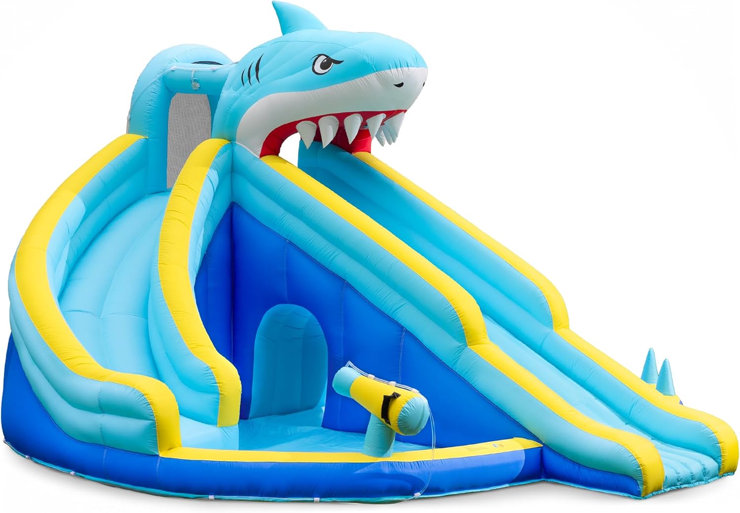 Kids Outdoor House With Slide - Tobogán Acuático Inflable para Niños de
