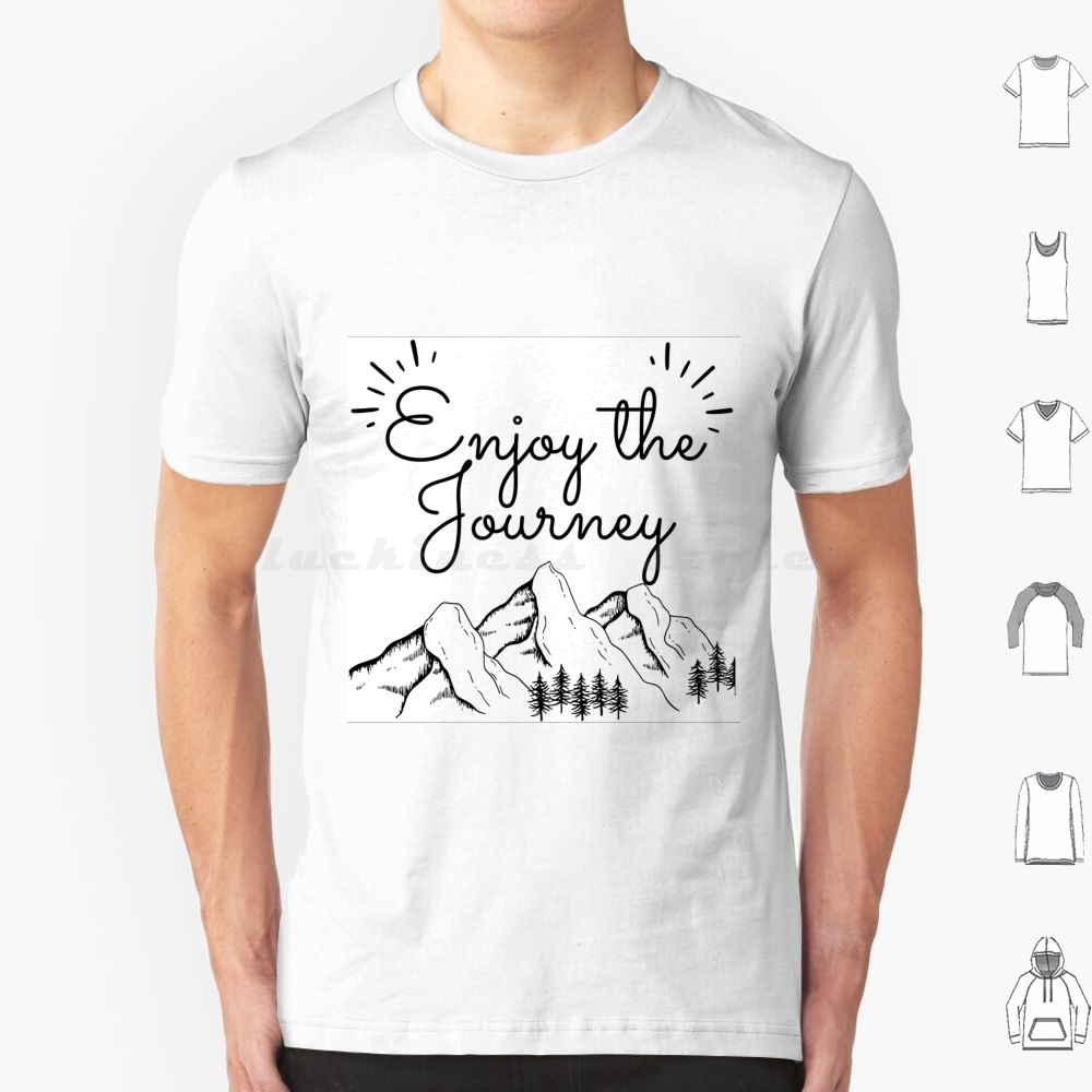 Kids Outdoor Quotes - Camiseta Enjoy The Journey para hombres,