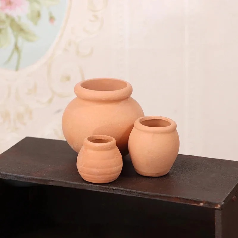 Kids Outdoor Mud Kitchen Accessories - Mini tarro de arcilla de imitación