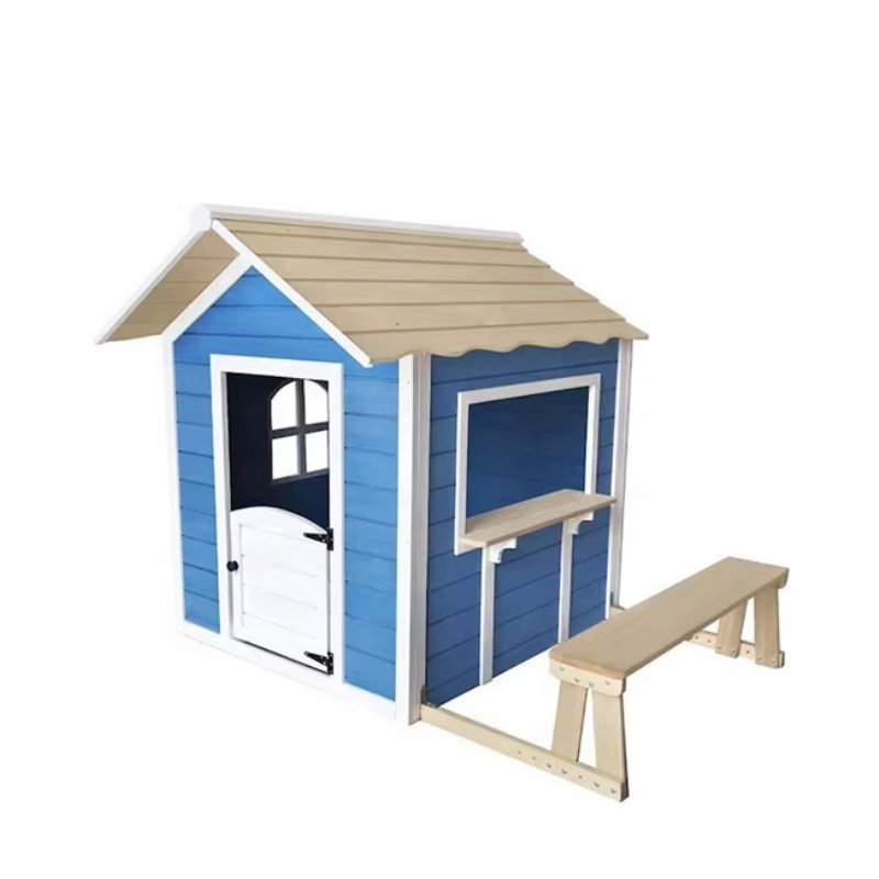 Kids Outdoor Cubby House - Casa de Juegos Infantil de Madera