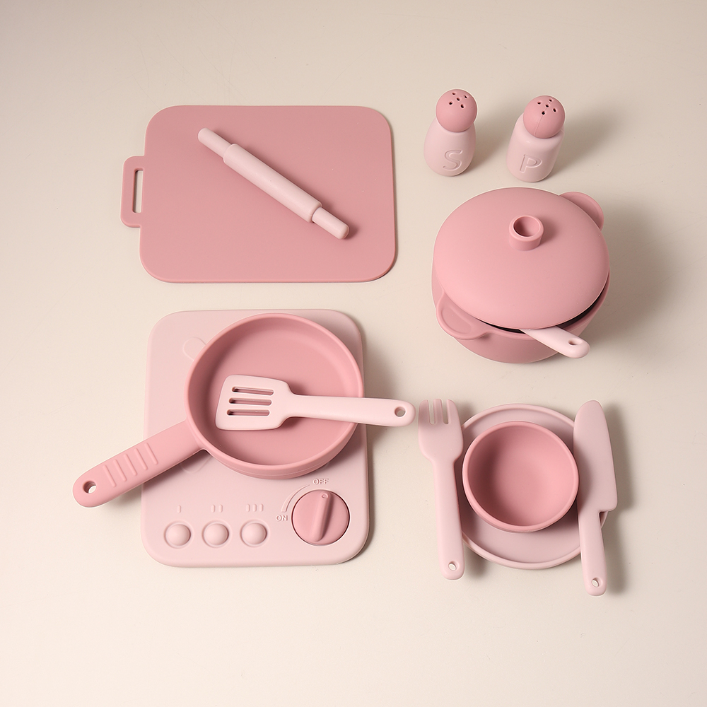 Kids Outdoor Mud Kitchen Accessories - Juego de 13 Piezas de Juguetes