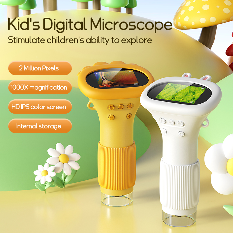 Kids.Outdoor Utensils - Microscopio de Bolsillo Mini de 2.0