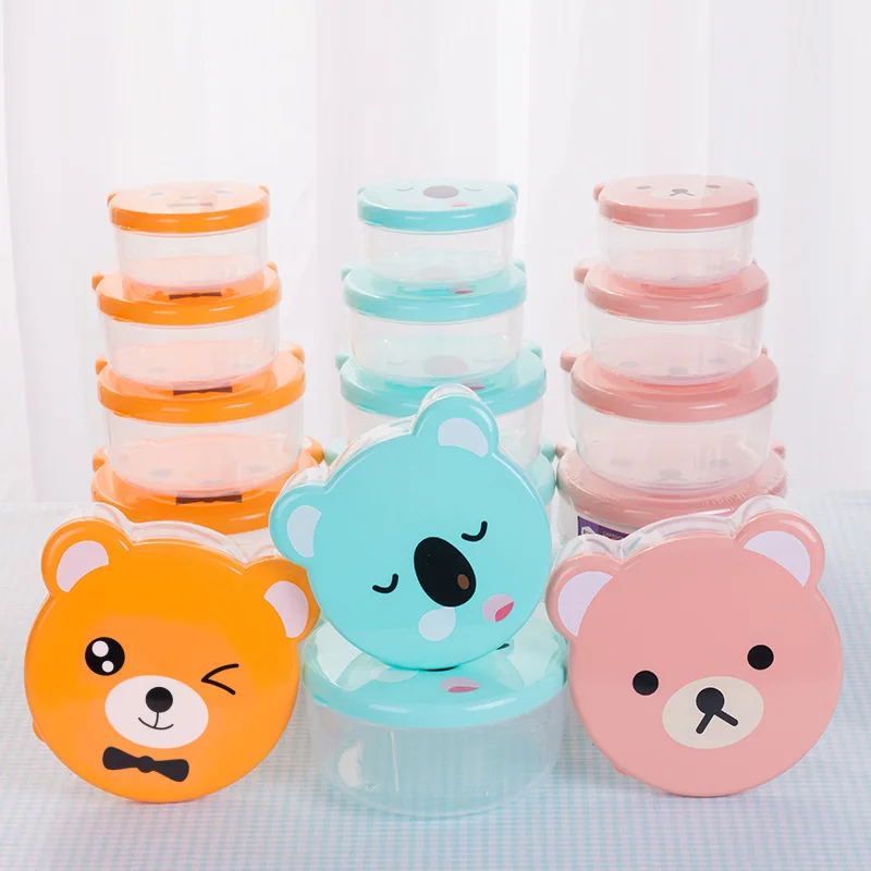 4 unids/set caja Bento de plás - Kids.Outdoor Utensils reseña y precio