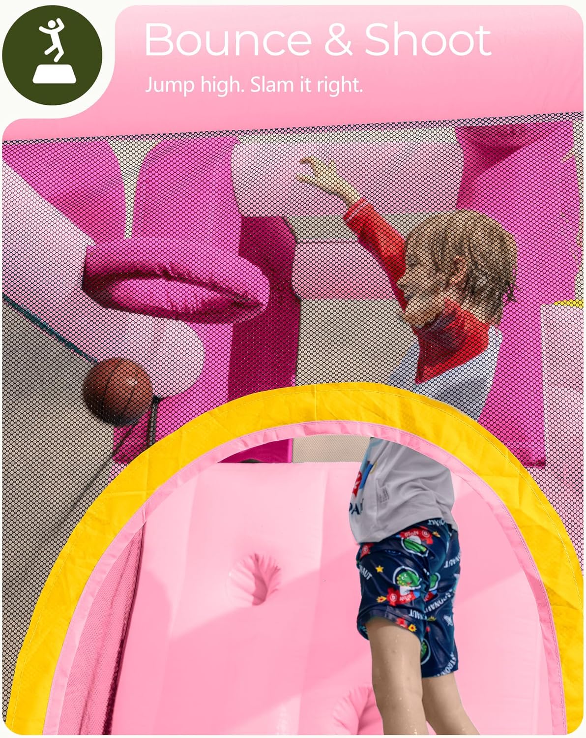 Tobogán Acuático Inflable Rosa - Kids Outdoor House With Slide reseña y precio