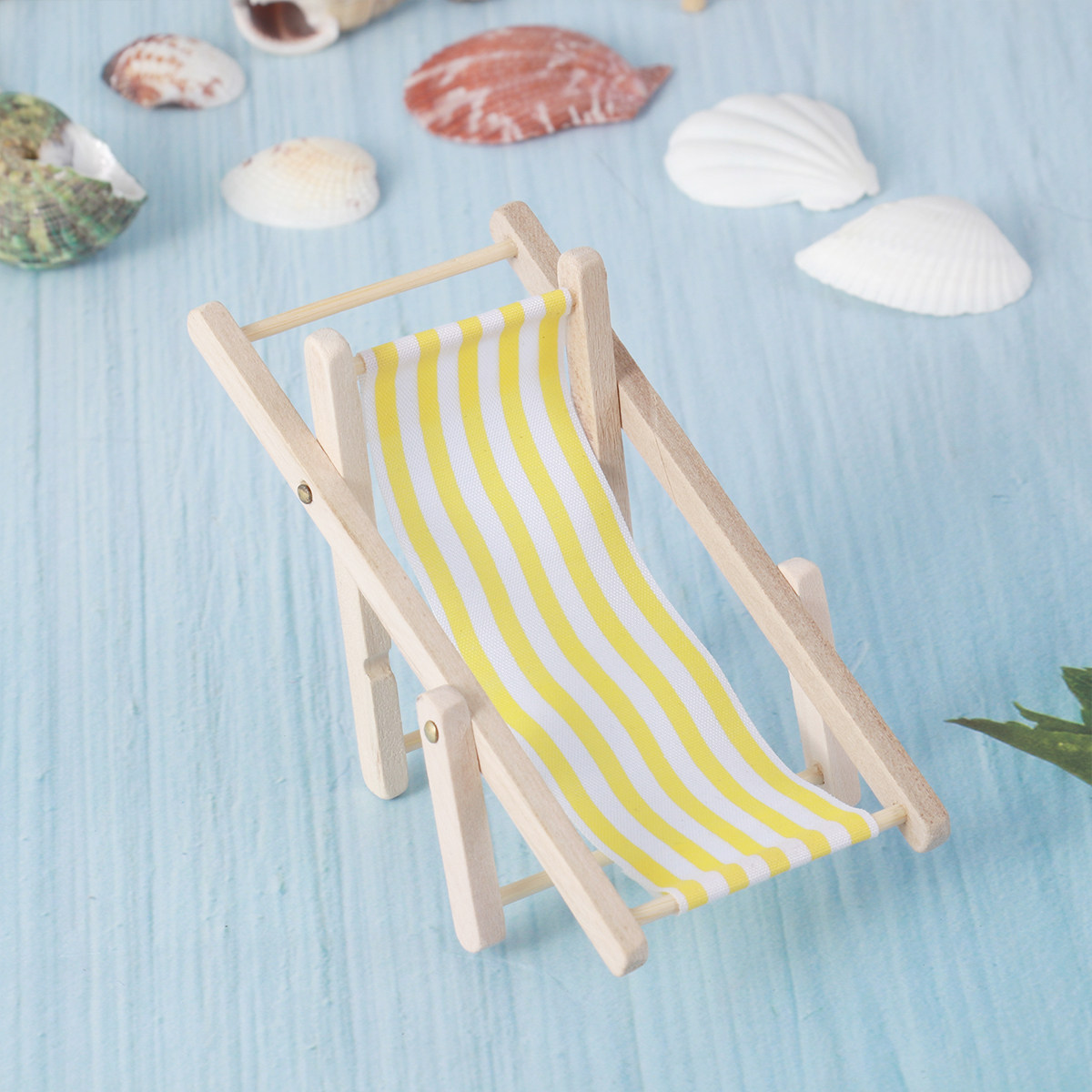 1 Silla de Playa Miniatura con - Kids Yellow Outdoor Chair reseña y precio
