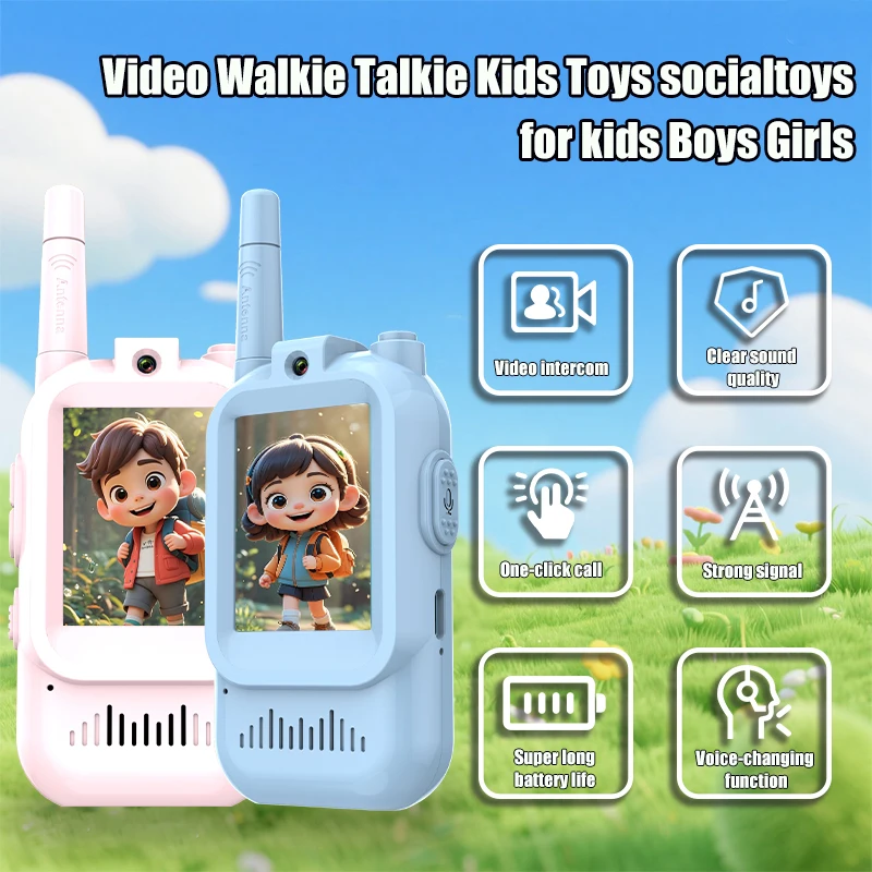 Walkie Talkies de vídeo para n - Kids Outdoor Voices reseña y precio
