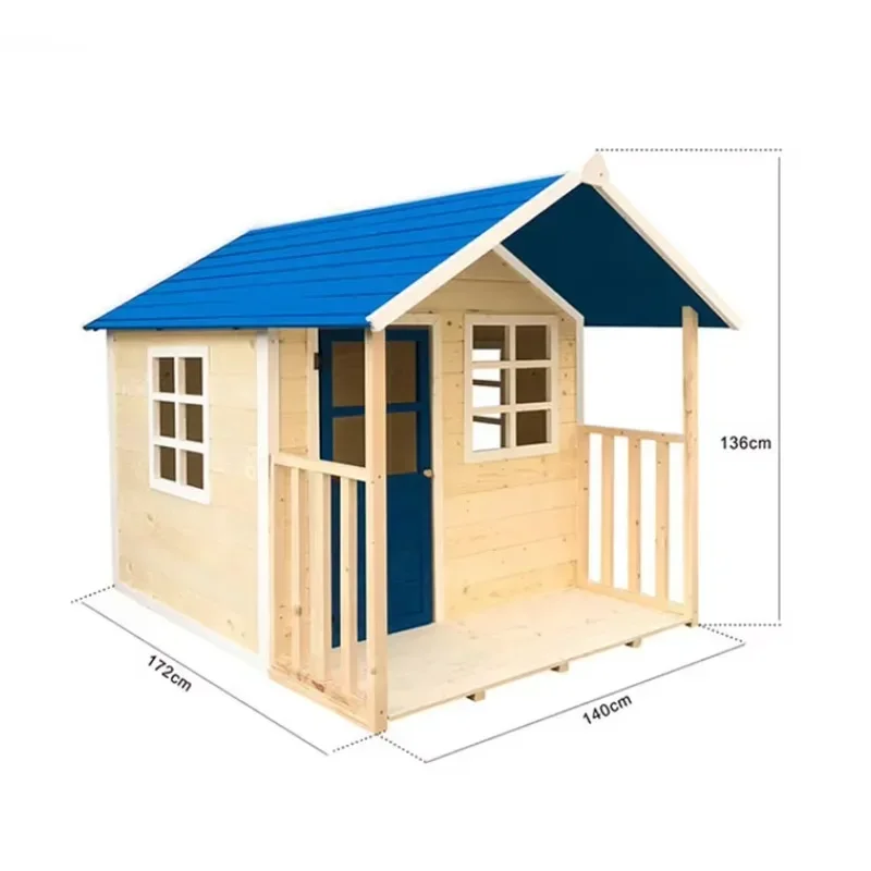 Casa de juegos para cubículos  - Kids Outdoor Cubby House reseña y precio
