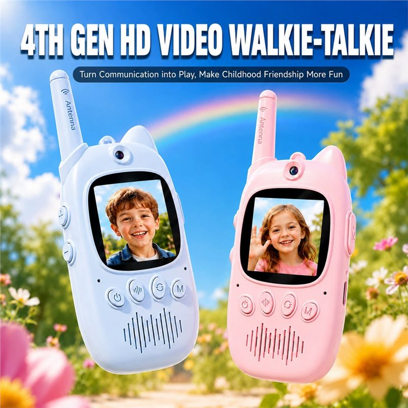 [B24B!] Walkie-talkies con vid - Kids Outdoor Voices reseña y precio