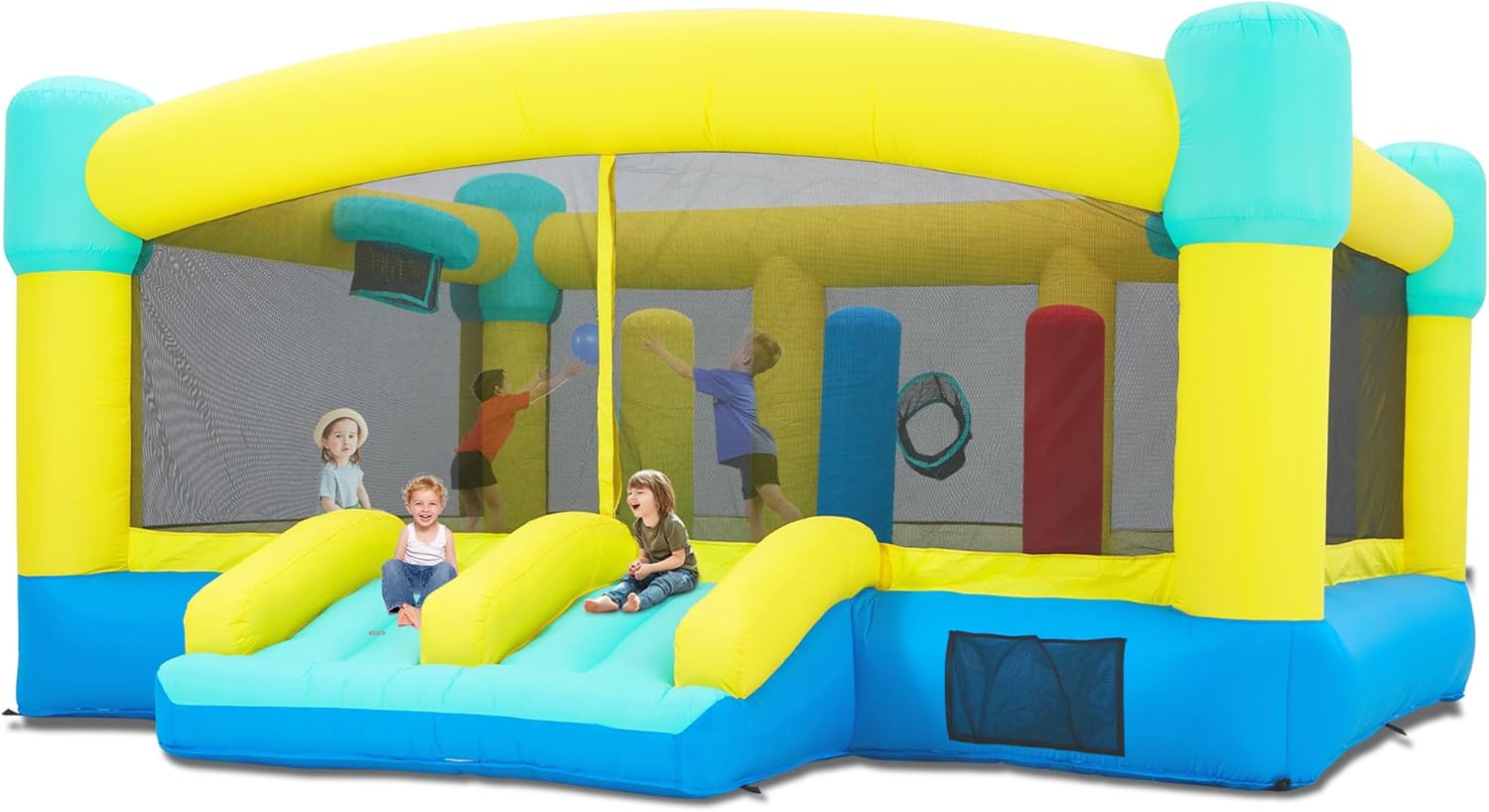 Gran Castillo Inflable, 15 x 1 - Kids Outdoor House With Slide reseña y precio