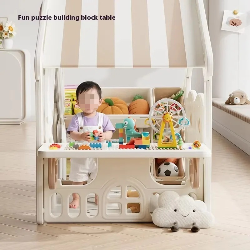 Moderna Casa de Juegos de Plás - Kids Outdoor Cubby House reseña y precio