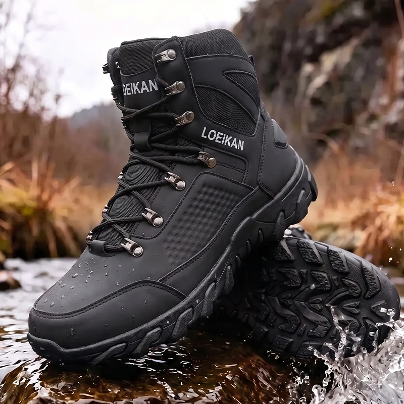 Botas tácticas de corte alto p - Kids Outdoor Boots reseña y precio
