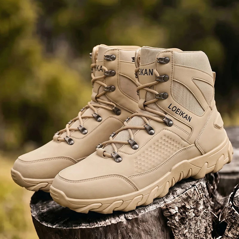 Botas tácticas de corte alto p - Kids Outdoor Boots reseña y precio
