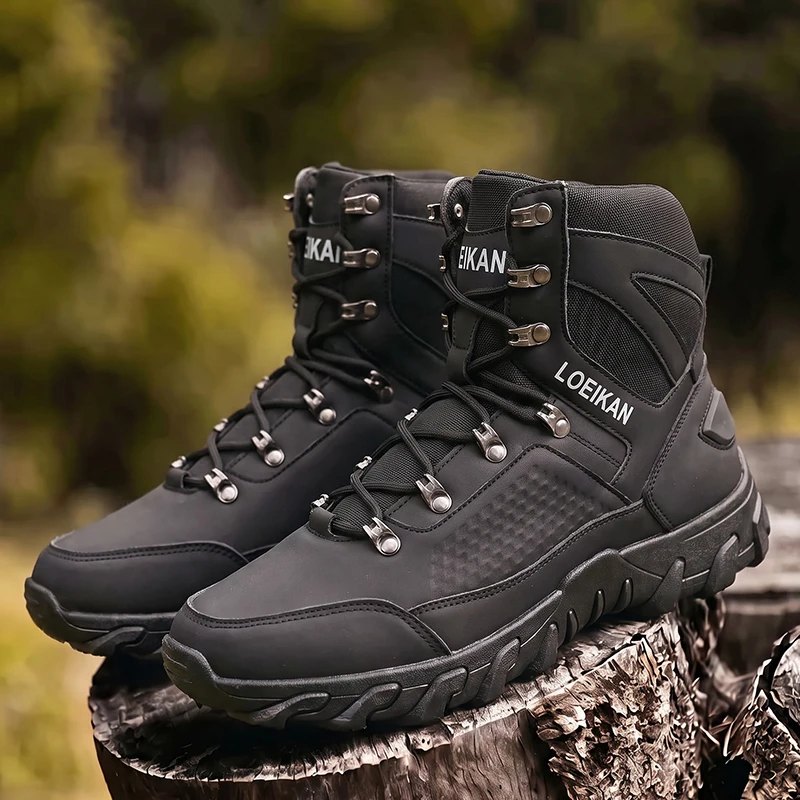 Botas tácticas de corte alto p - Kids Outdoor Boots reseña y precio