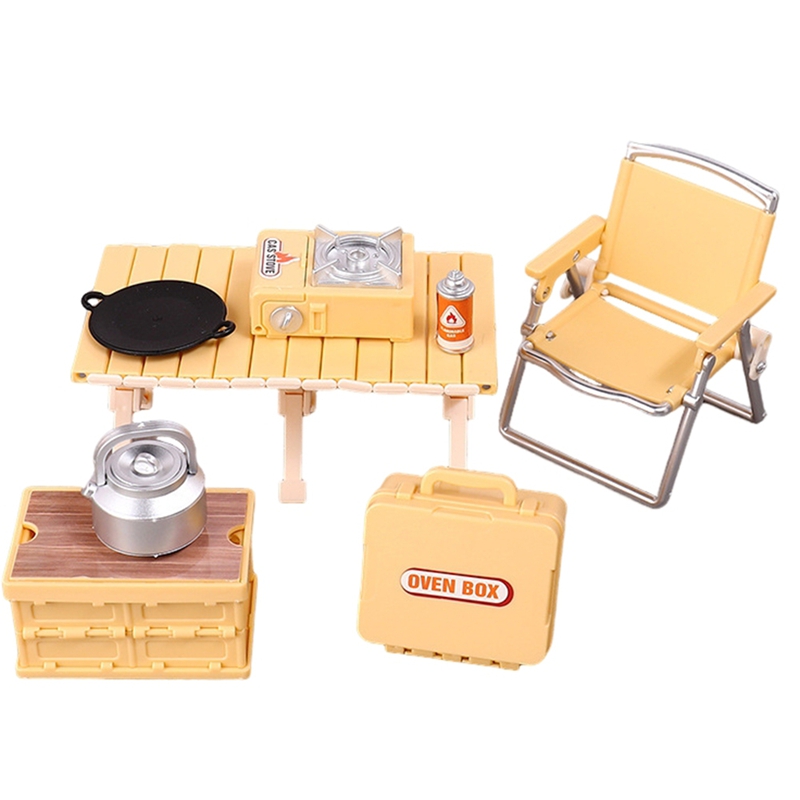 Set de Juego de Campamento en  - Kids Yellow Outdoor Chair reseña y precio