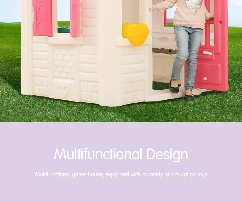 Casa de cabaña de juguete, set - Kids Outdoor Cubby House reseña y precio