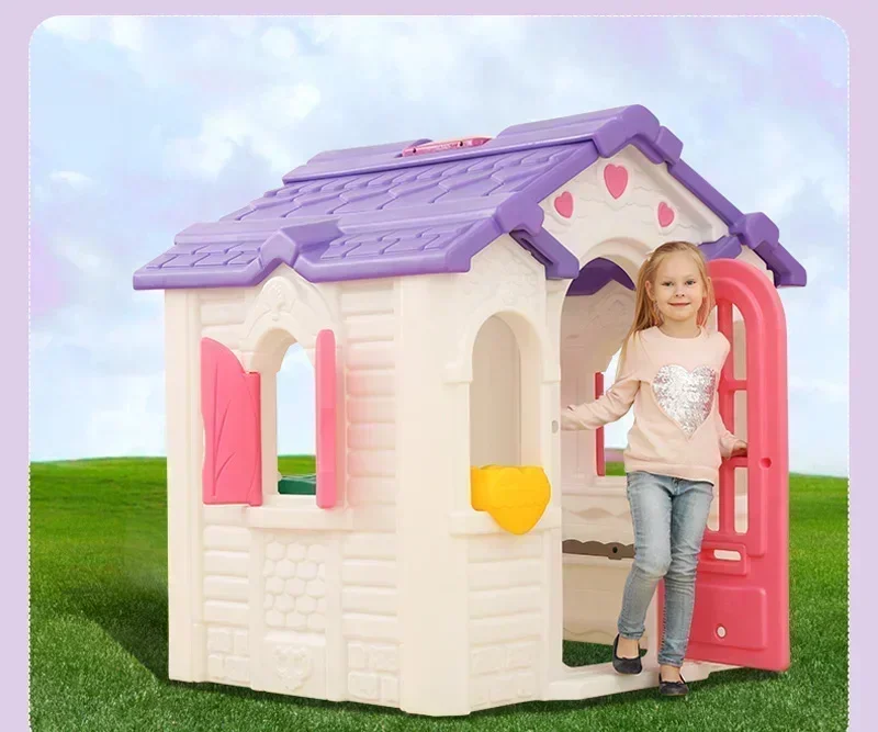 Casa de cabaña de juguete, set - Kids Outdoor Cubby House reseña y precio