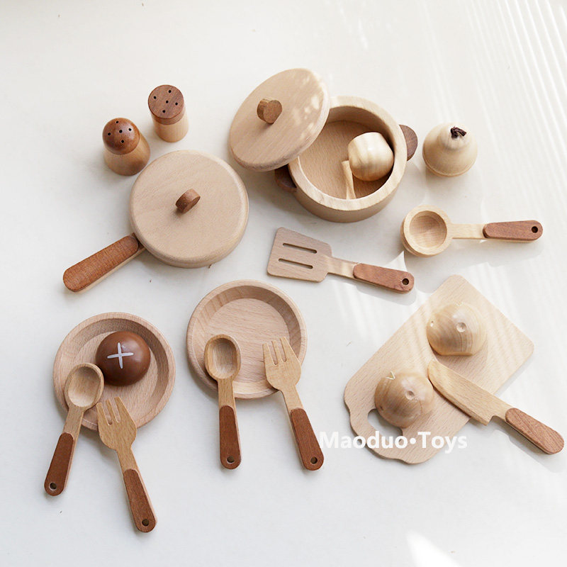 Juego de cocina de madera de h - Kids Outdoor Mud Kitchen Accessories reseña y precio