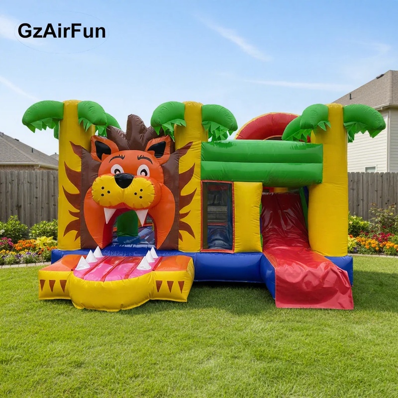 Castillo Inflable Comercial Pe - Kids Outdoor House With Slide reseña y precio