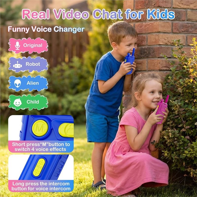 Para Niños, Regalo, 2 Walkie T - Kids Outdoor Voices reseña y precio