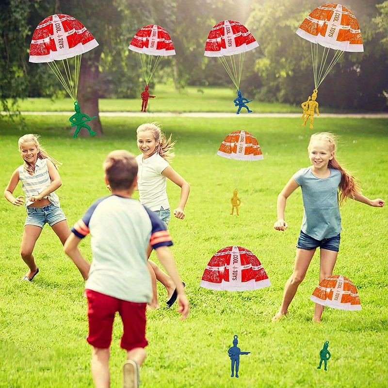 10/100 Uds juguetes de paracaí - Kids Outdoor Birthday Party Ideas reseña y precio