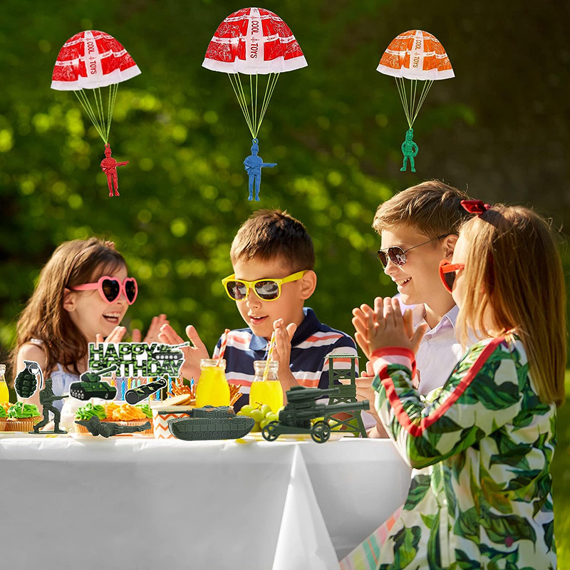 10/100 Uds juguetes de paracaí - Kids Outdoor Birthday Party Ideas reseña y precio