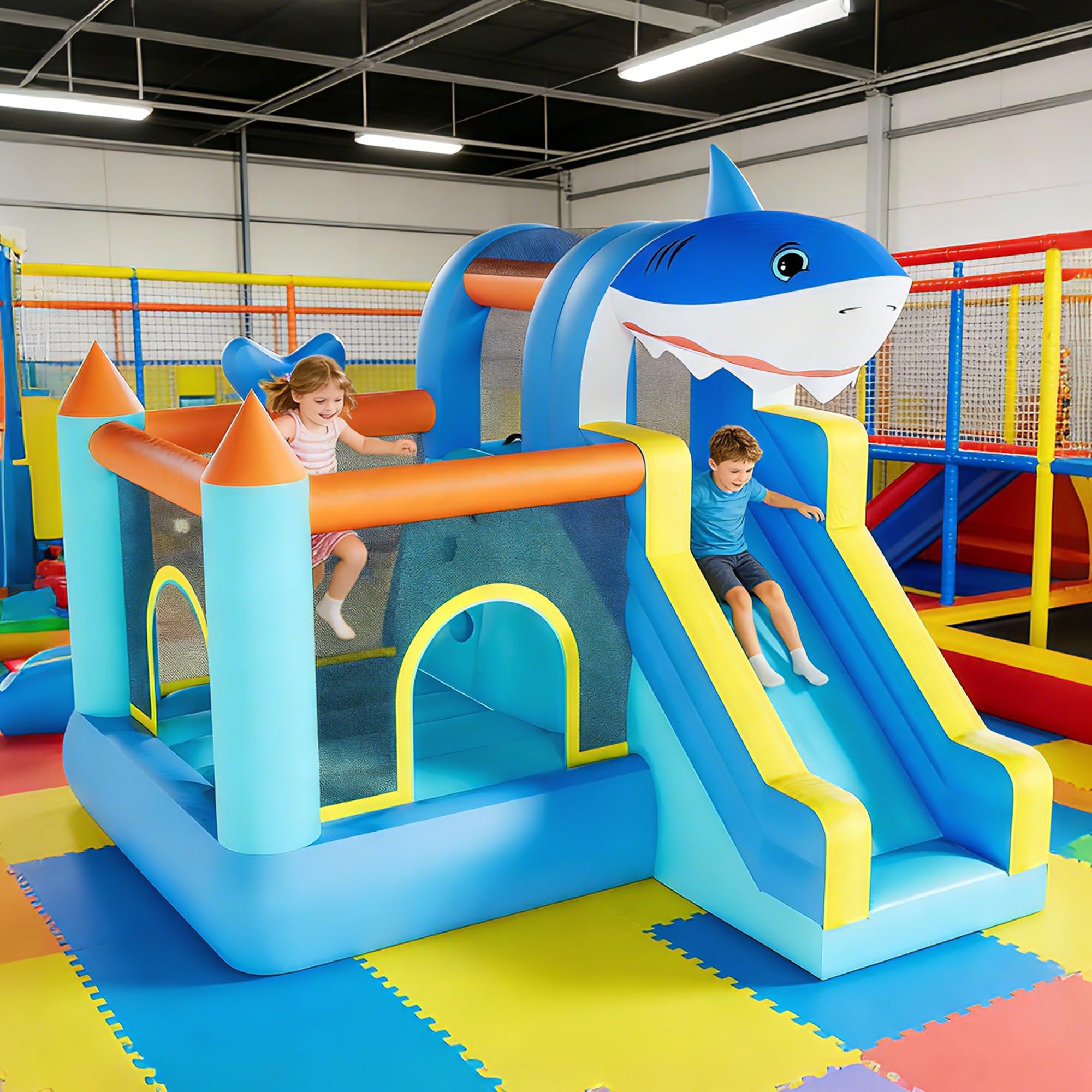 Casa Inflable con Tobogán y So - Kids Outdoor House With Slide reseña y precio