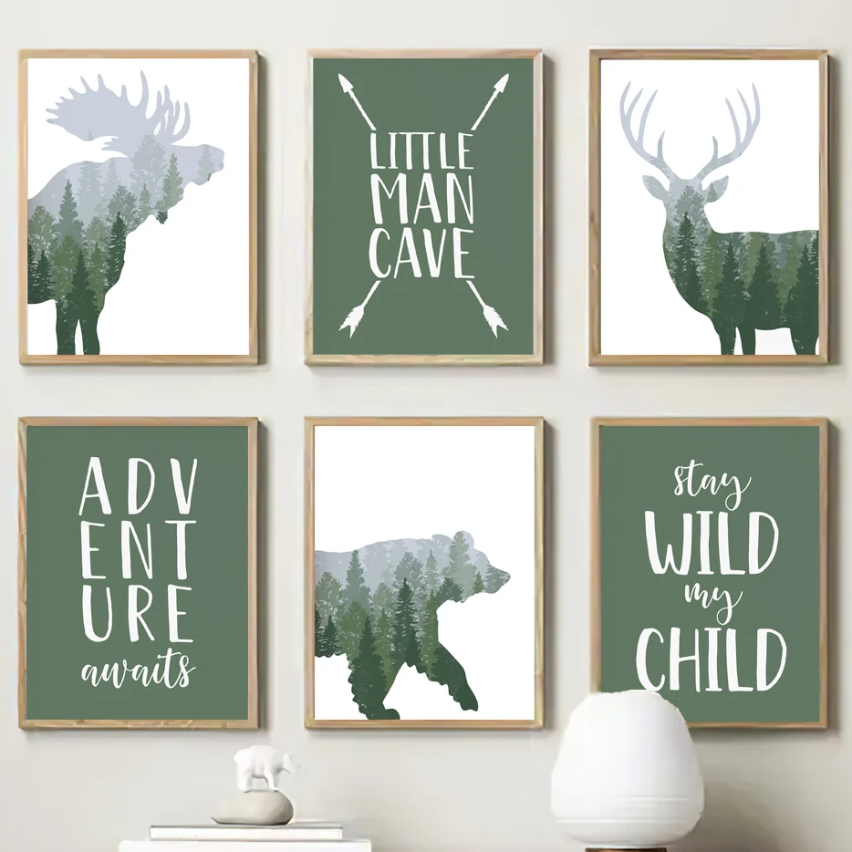 Lienzo decorativo con diseño d - Kids Outdoor Quotes reseña y precio