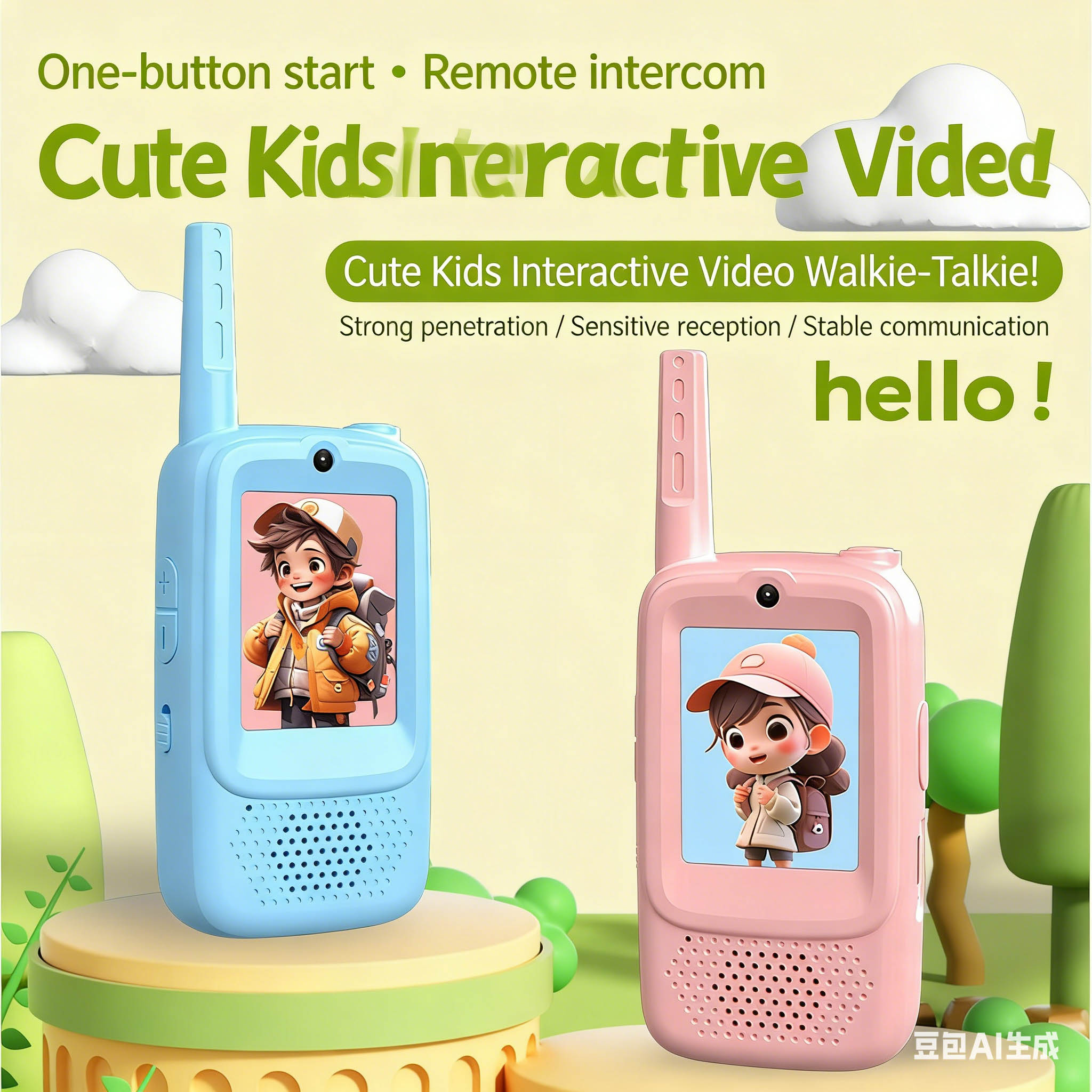 Walkie Talkies de vídeo para n - Kids Outdoor Voices reseña y precio