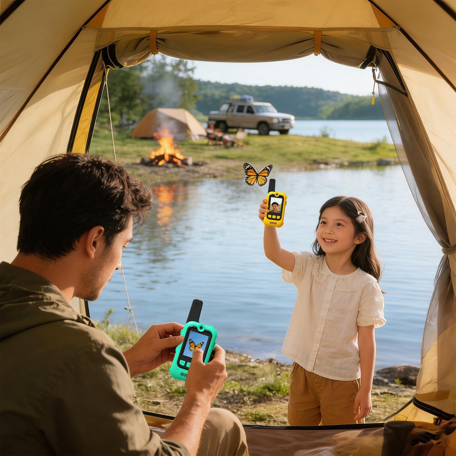 Walkie Talkies para niños, cam - Kids Outdoor Voices reseña y precio