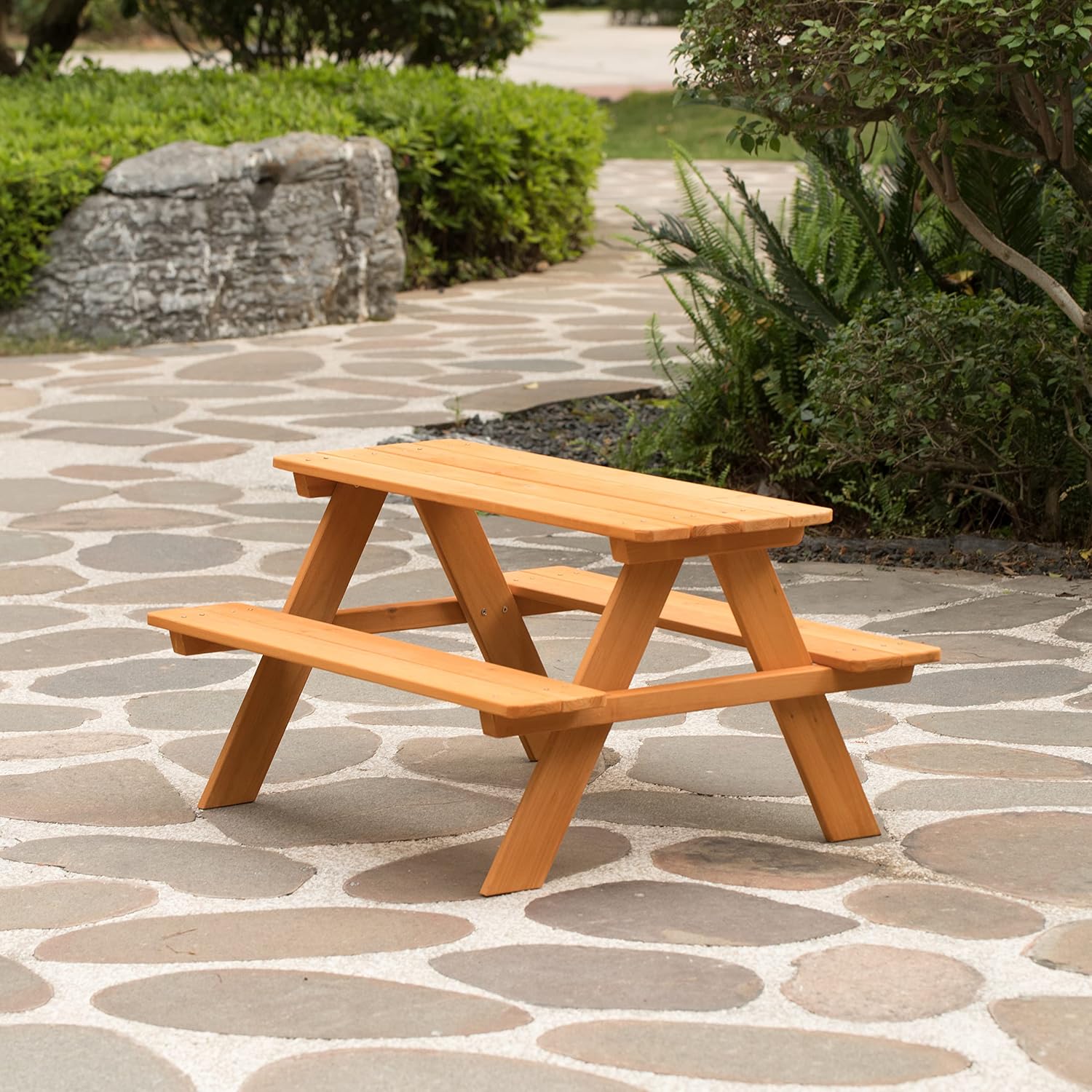 Mesa de Picnic Infantil de Mad - Kids Outdoor Picnic Table reseña y precio